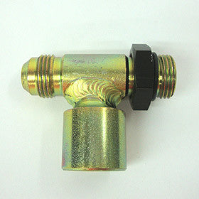 Bulkhead single tee fitting